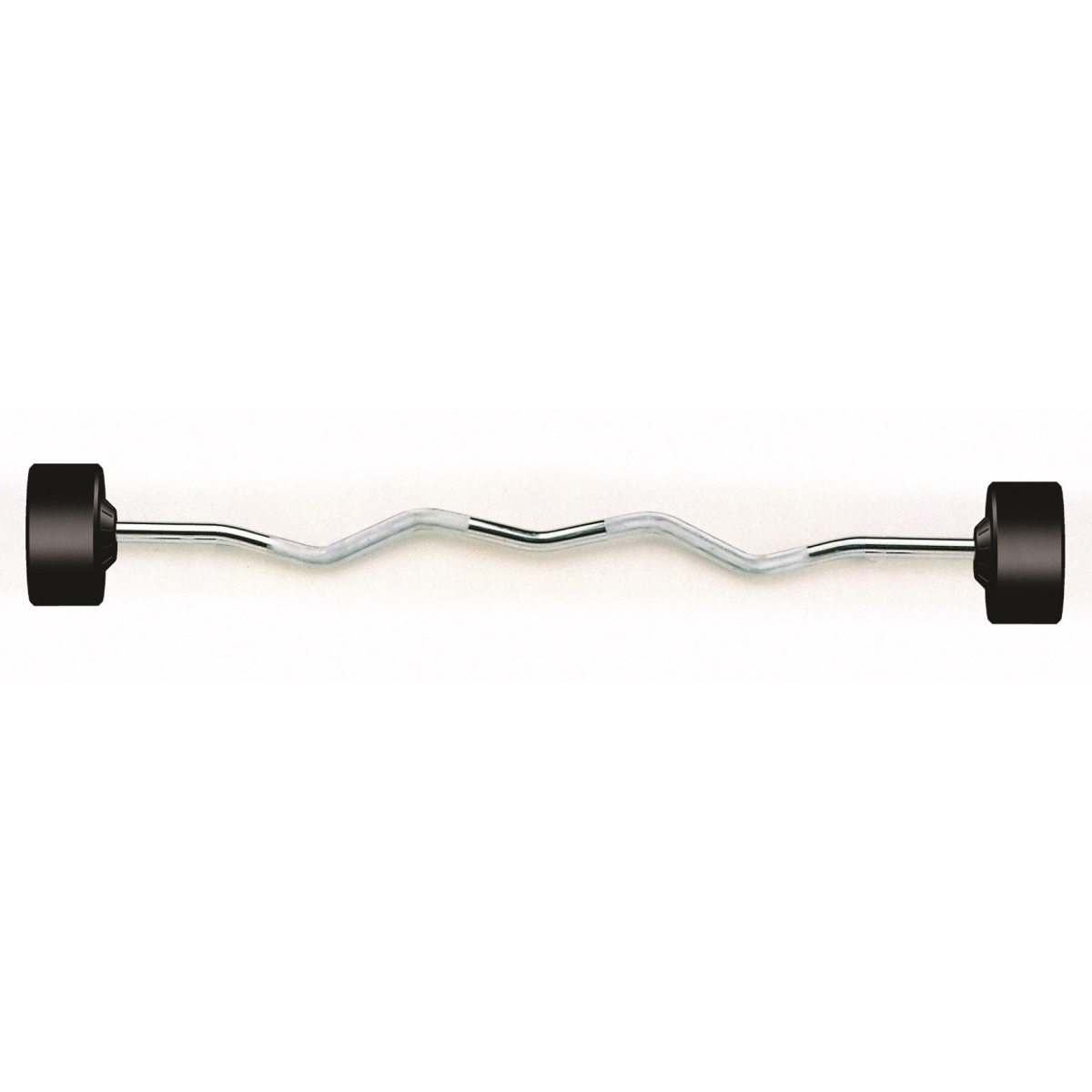 York Barbell York Fixed Pro Curl 30LB Barbell - Rubber Coated