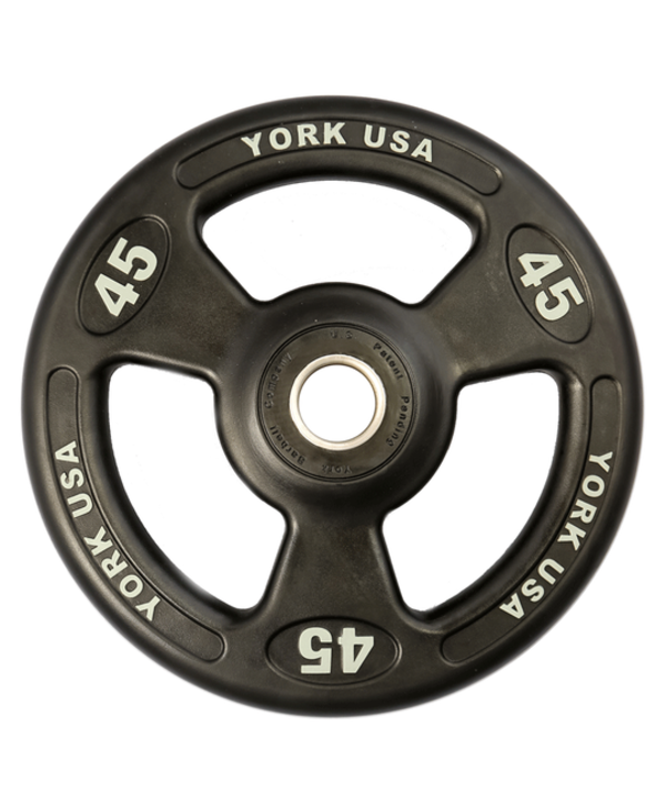 York Barbell York 45LB ISO Grip Urethane Encased Olympic Plates