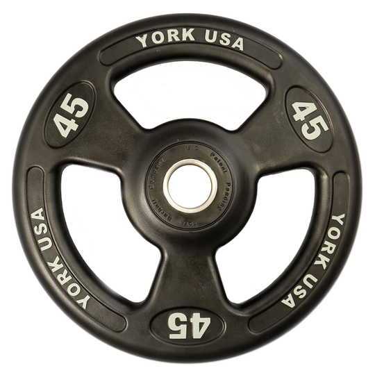York Barbell York 45LB ISO Grip Urethane Encased Olympic Plates
