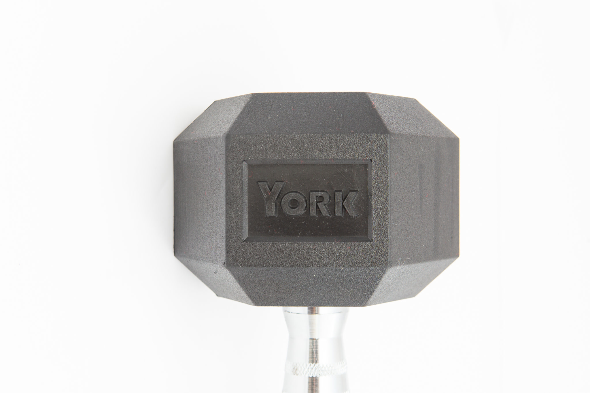 York Barbell York Pro Rubber Hex Dumbbell - 105LB