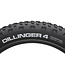 45NRTH 45NRTH Dillinger 4 Tire - 27.5 x 4, Tubeless, Folding, Black, 120tpi, 252 Concave Carbide Aluminum Studs