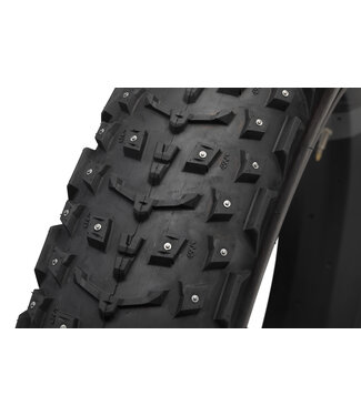 45NRTH 45NRTH Dillinger 5 Tire - 26 x 4.6, Tubeless, Folding, Tan, 60tpi, 258 Concave Carbide Aluminum Studs