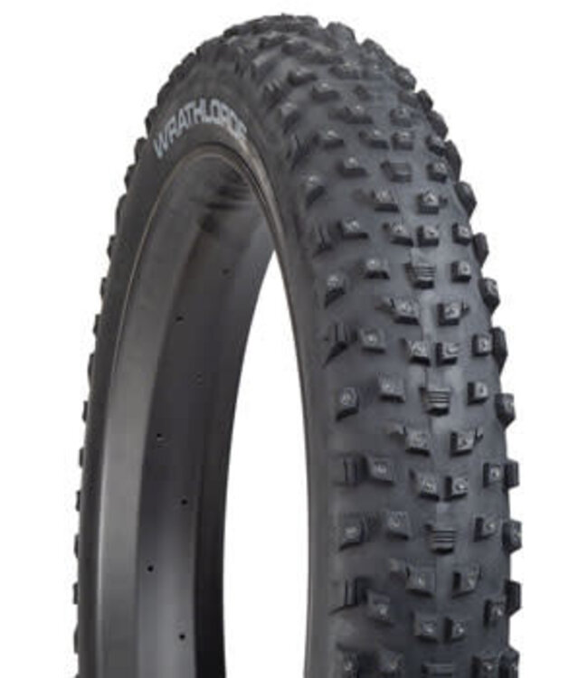 45NRTH 45NRTH Wrathlorde Tire - 26 x 4.2, Tubeless, Folding, Black, 120tpi, 300 XL Concave Carbide Aluminum Studs