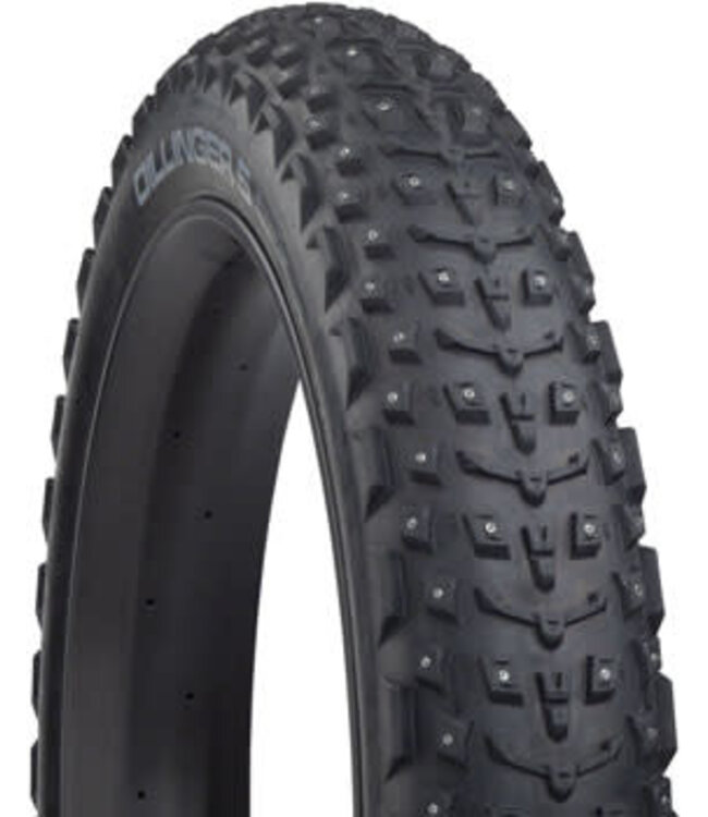 45NRTH 45NRTH Dillinger 5 Tire - 27.5 x 4.5, Tubeless, Folding, Black, 120tpi, 252 Concave Carbide Aluminum Studs