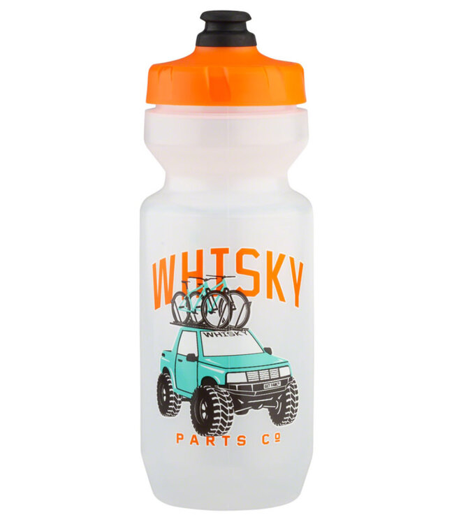 Whisky Parts Co. Whisky Joyrides Purist Water Bottle - Orange, Teal, 22oz