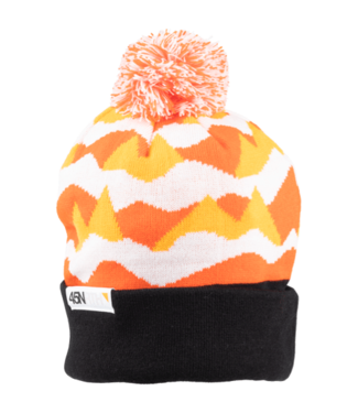 45NRTH 45NRTH Polar Flare Pom Hat - Orange, Black, White, One Size