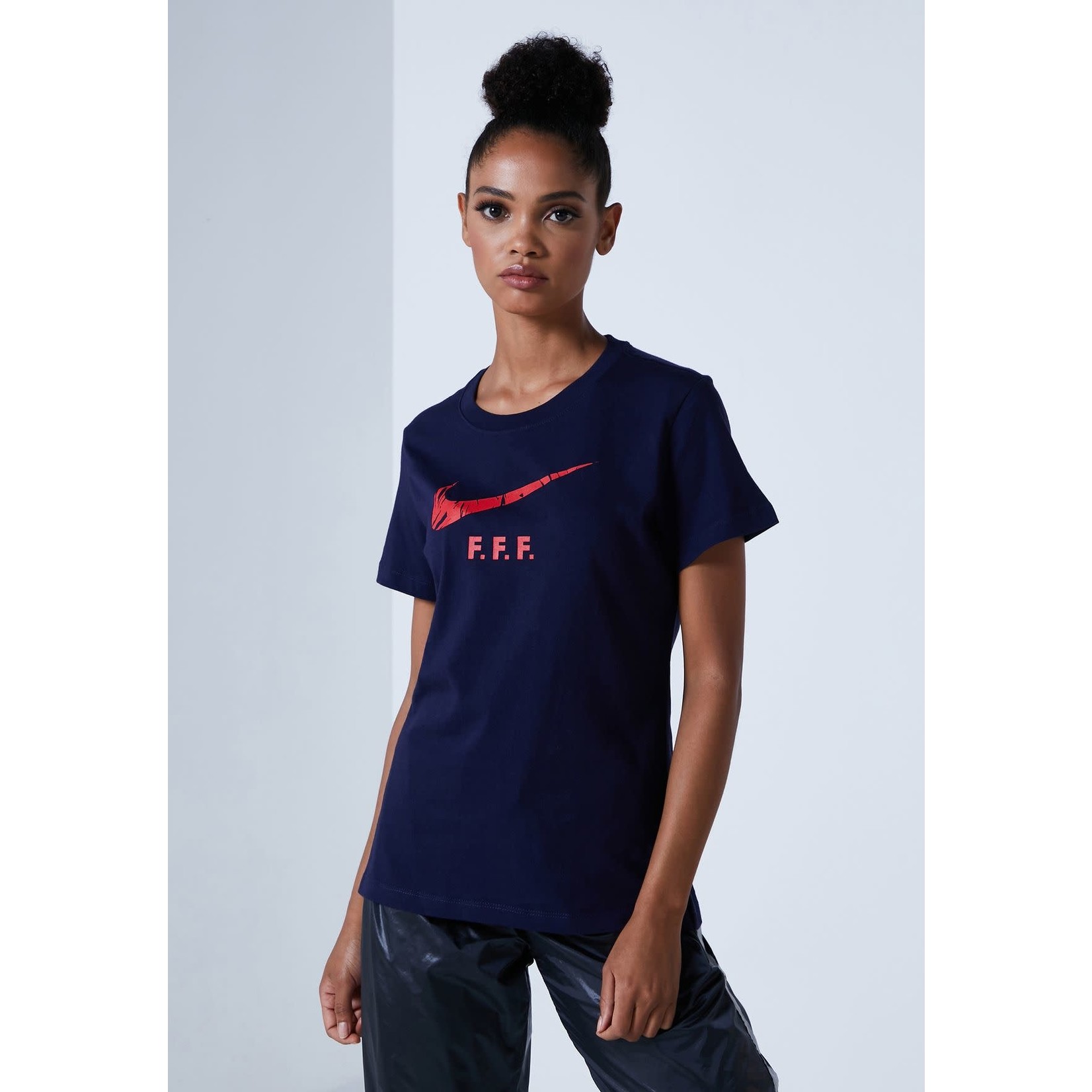 Nike France T-Shirt - Womens - Navy