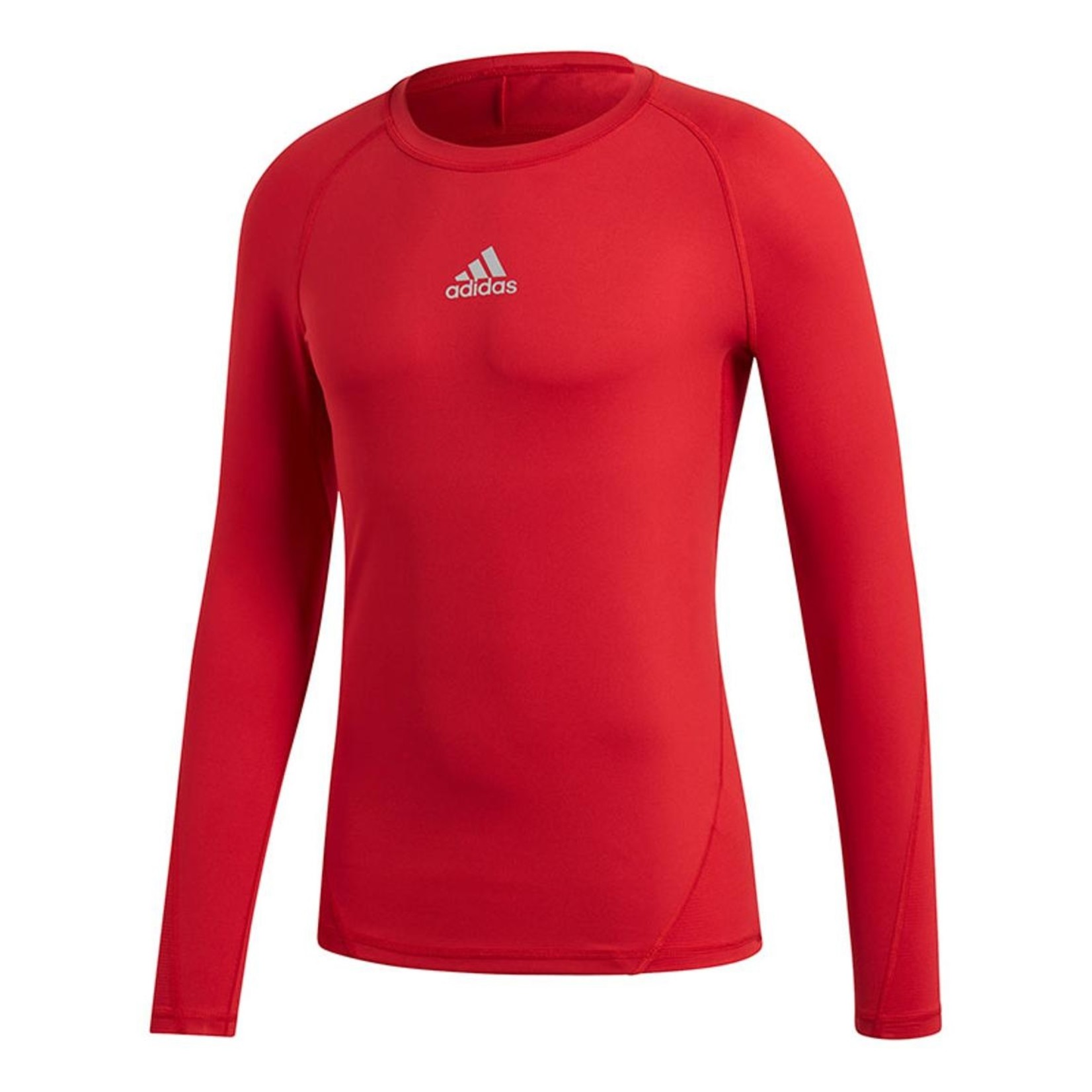 Adidas Compression Red Long Sleeve Youth