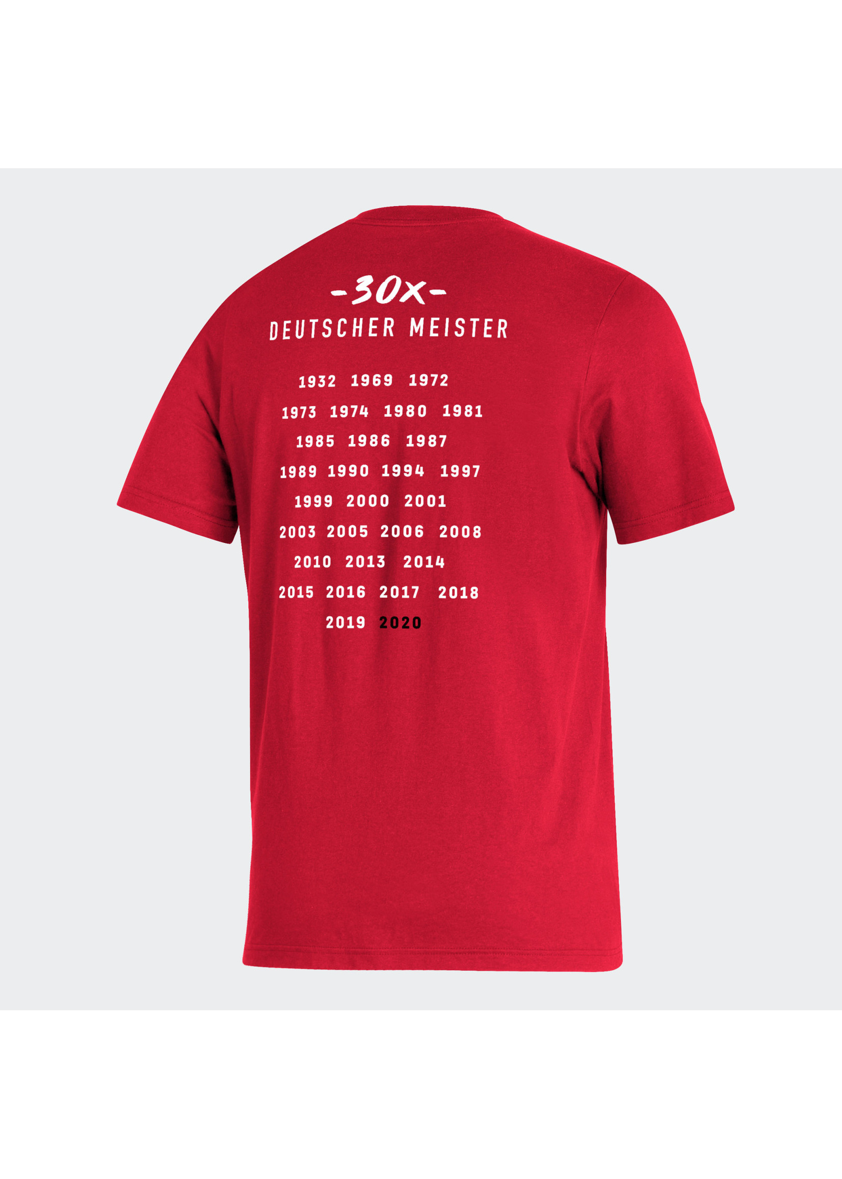 Adidas Bayern Munich T-Shirt - 30 Deutscher Meister