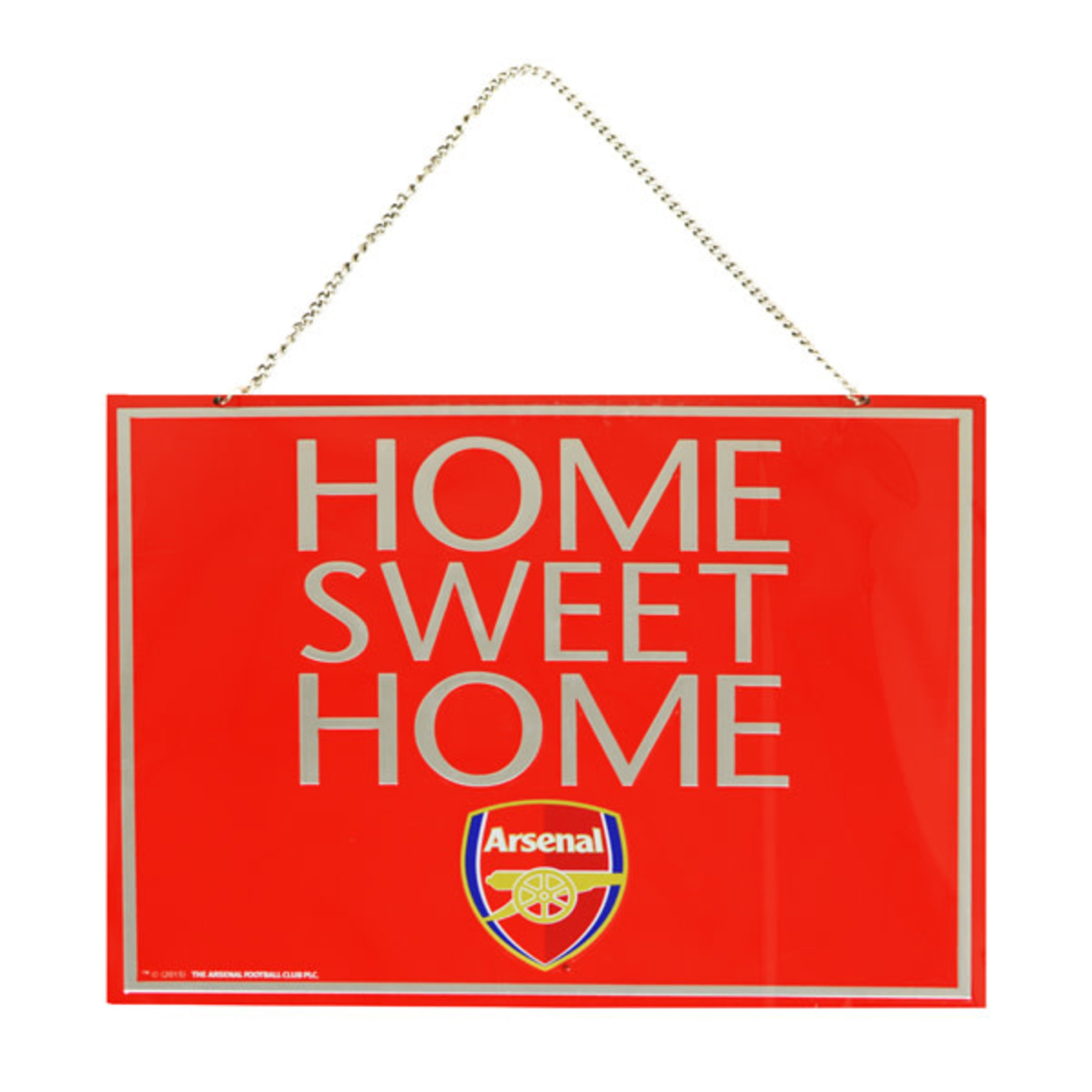 Arsenal Home Sweet Home Sign (Red)