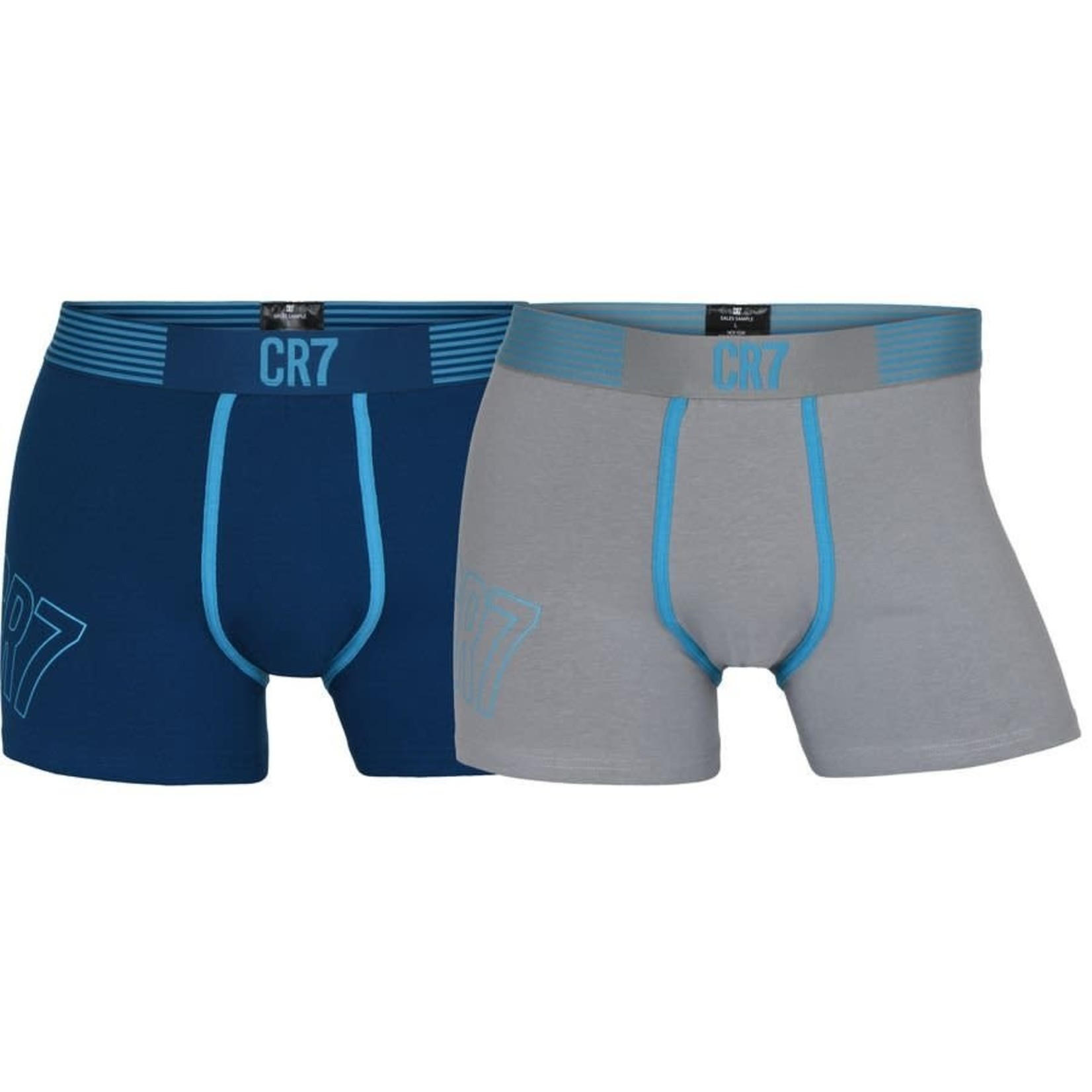 CR7 Boxer Underwear 2-Pack - Blue/Grey Adult