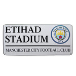 Mimi Sports Manchester City Etihad Stadium Street Sign (White)