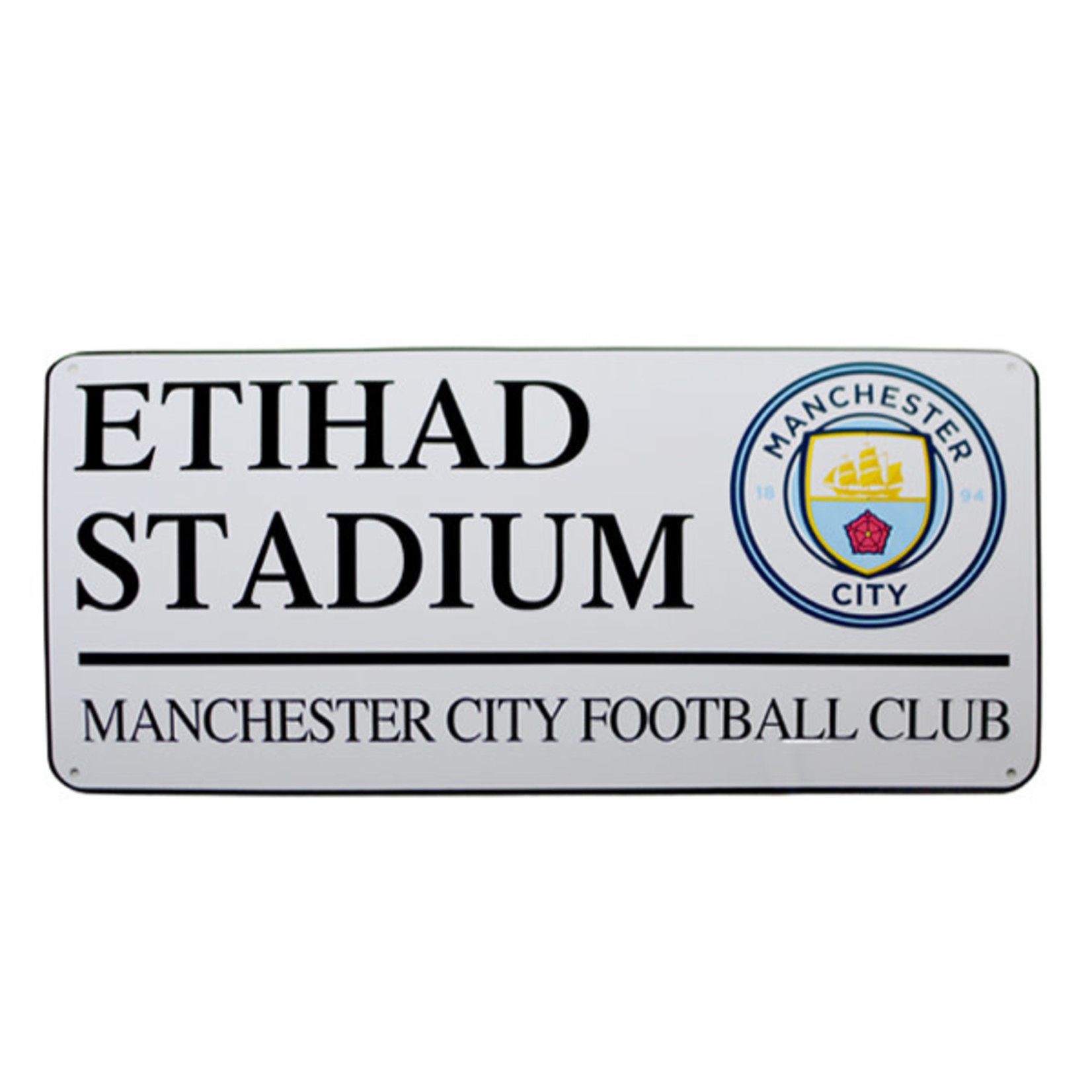 Mimi Imports Manchester City Etihad Stadium Street Sign (White)