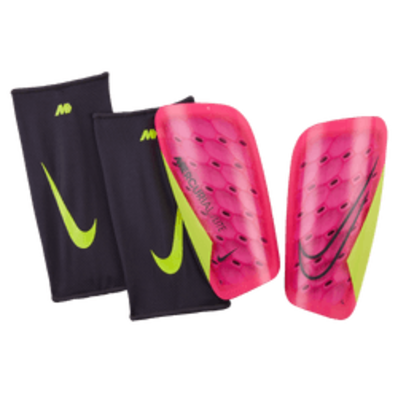 Nike Nike Mercurial Lite Shin Guards Pink/Yellow