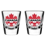 TSV 2 OZ SHOT GLASS CANADA SOCCER