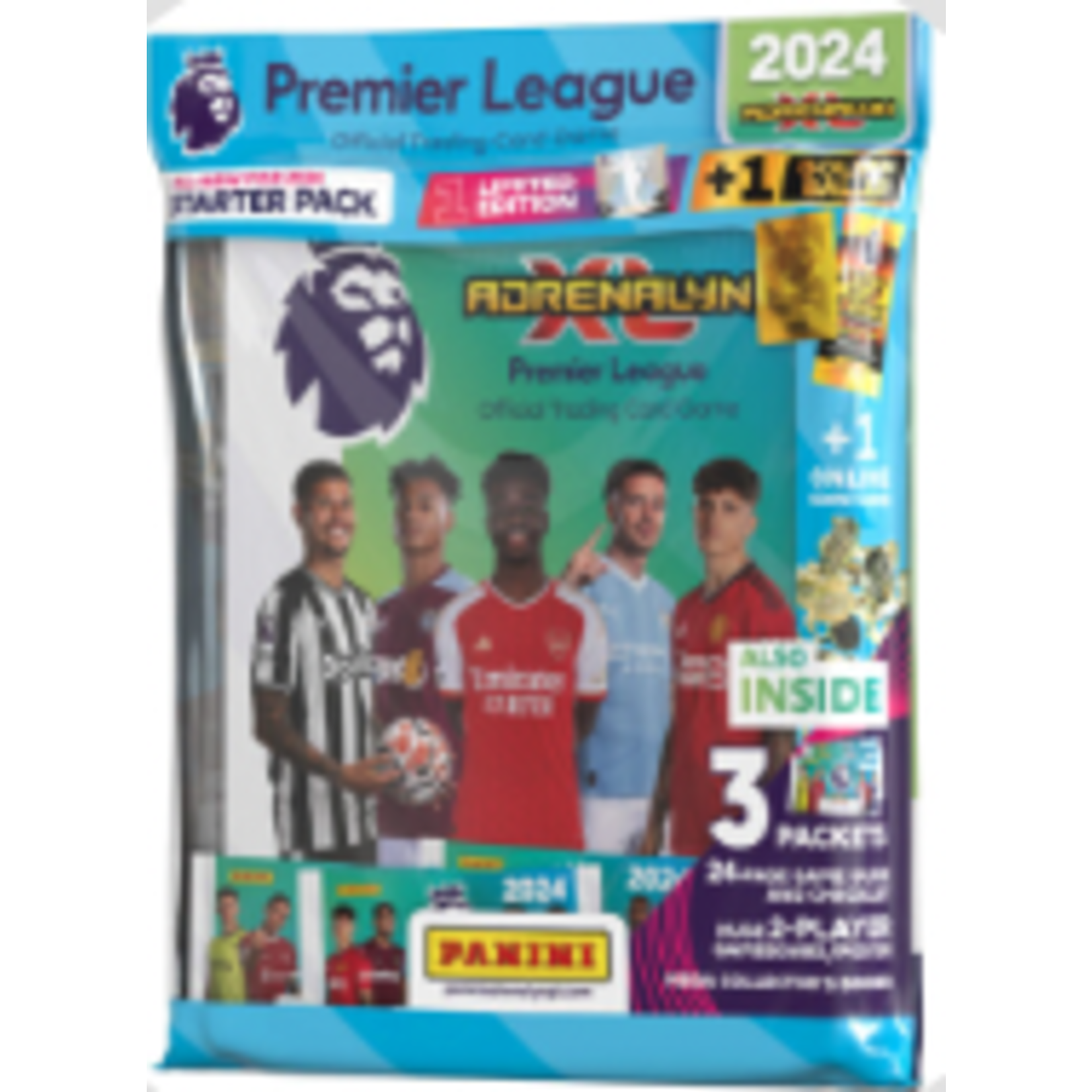 Topps 2023-24 PANINI ADRENALYN XL PREMIER LEAGUE CARDS – STARTER PACK (ALBUM, GAMEBOARD, 24 CARDS + LE) - PLA2324SP