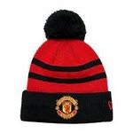 New Era Manchester United – New Era Red & Black Stripe POM Beanie - 70808832