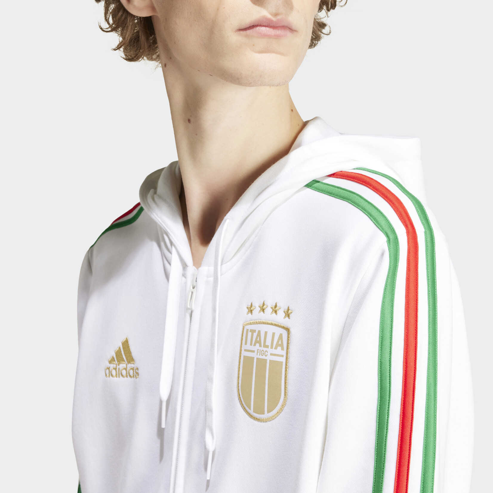 Adidas Italy DNA Full-Zip Hoodie