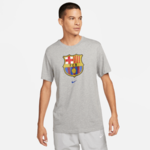 Nike FC Barcelona Crest SS T-Shirt Grey