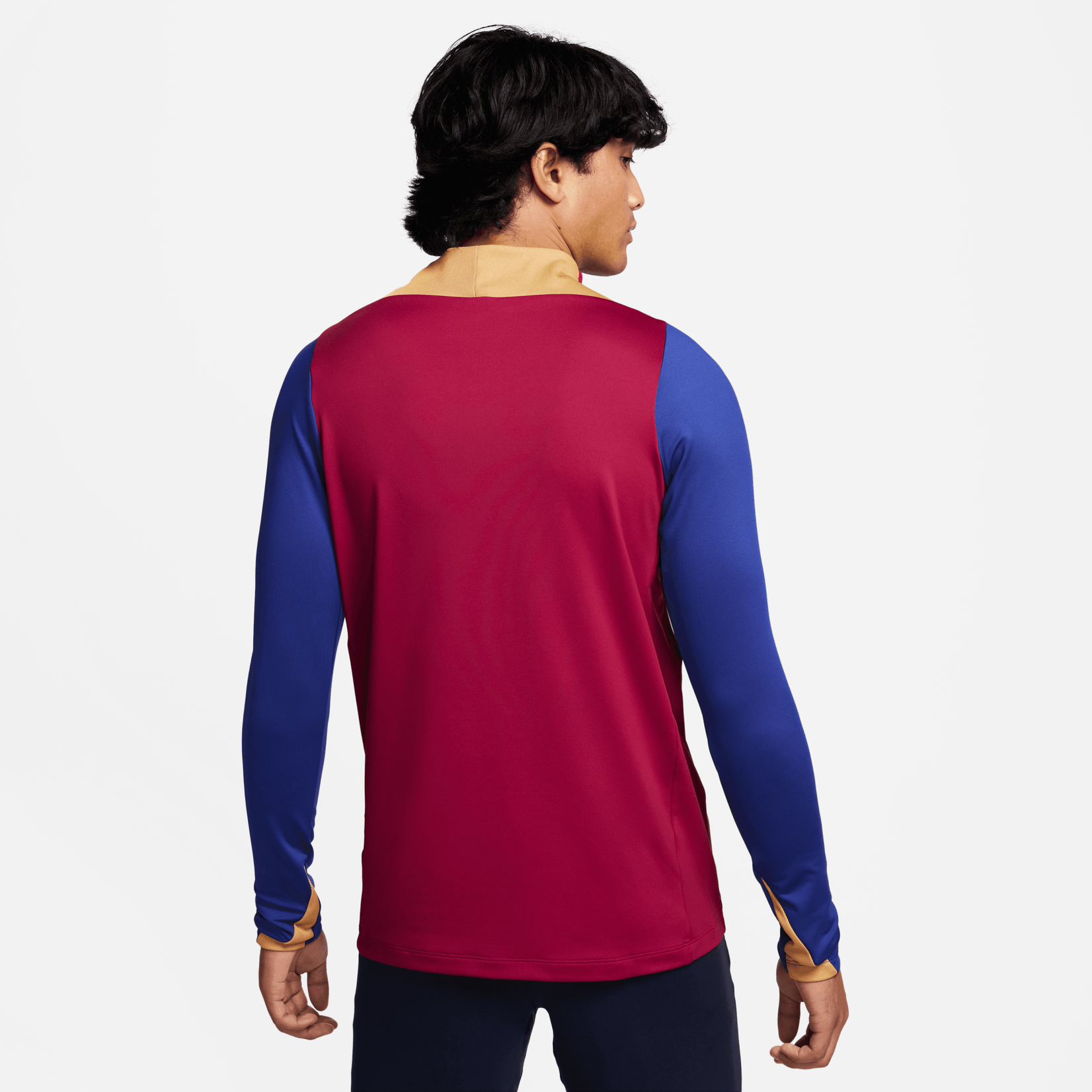 Nike FC Barcelona Strike LS Top Noble Red/Deep Blue/Gold