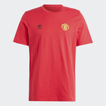 Adidas Manchester United Essentials Trefoil T-Shirt Mufc Red / Black