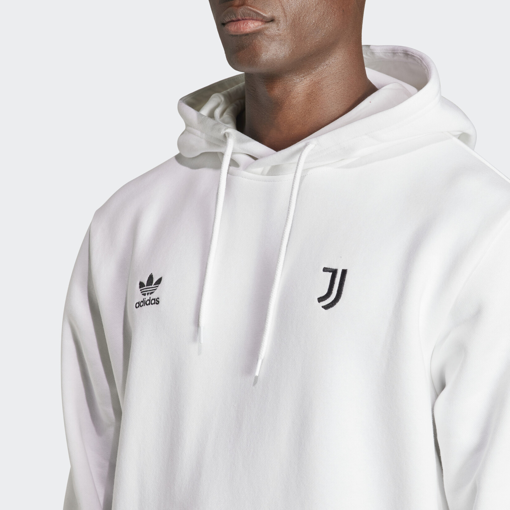 Adidas Juventus Essentials Trefoil Hoodie White