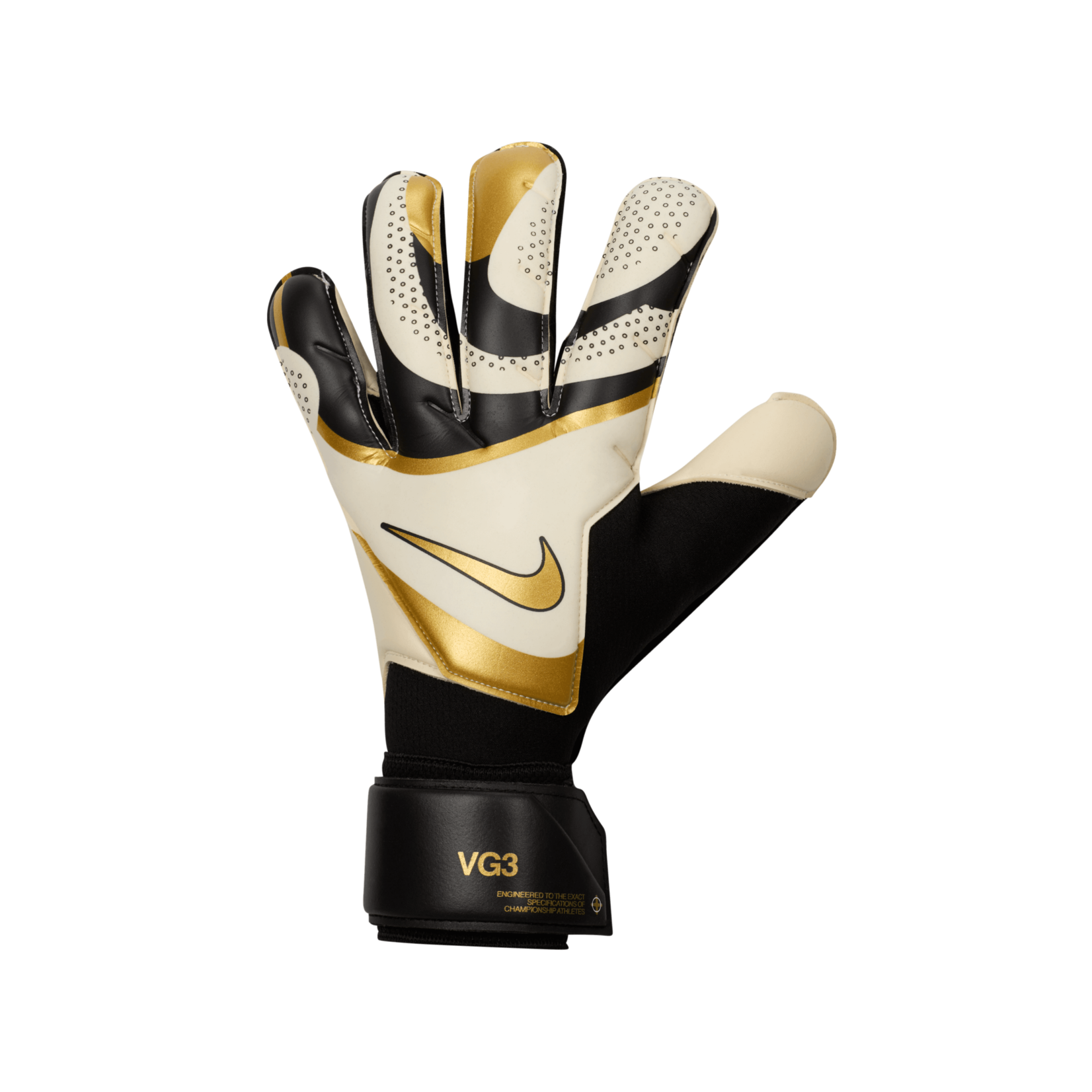 Nike Nike Vapor Grip3 Goalkeeper Gloves Black/White/Gold