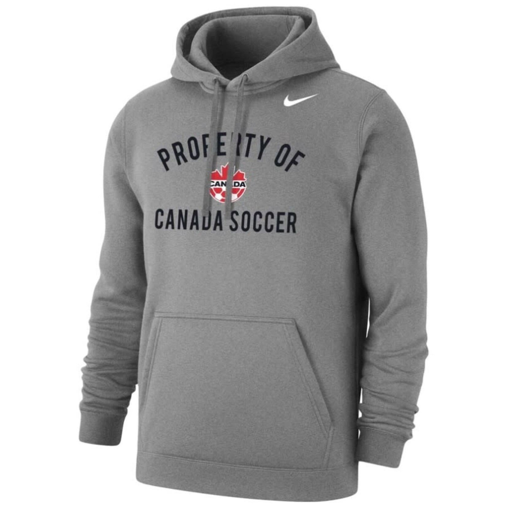 Nike Canada Soccer Club Fleece Pull Over Hoodie Grey