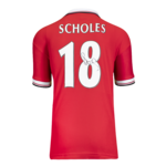 Paul Scholes Authentic Signed Manchester United 1999 Home Jersey