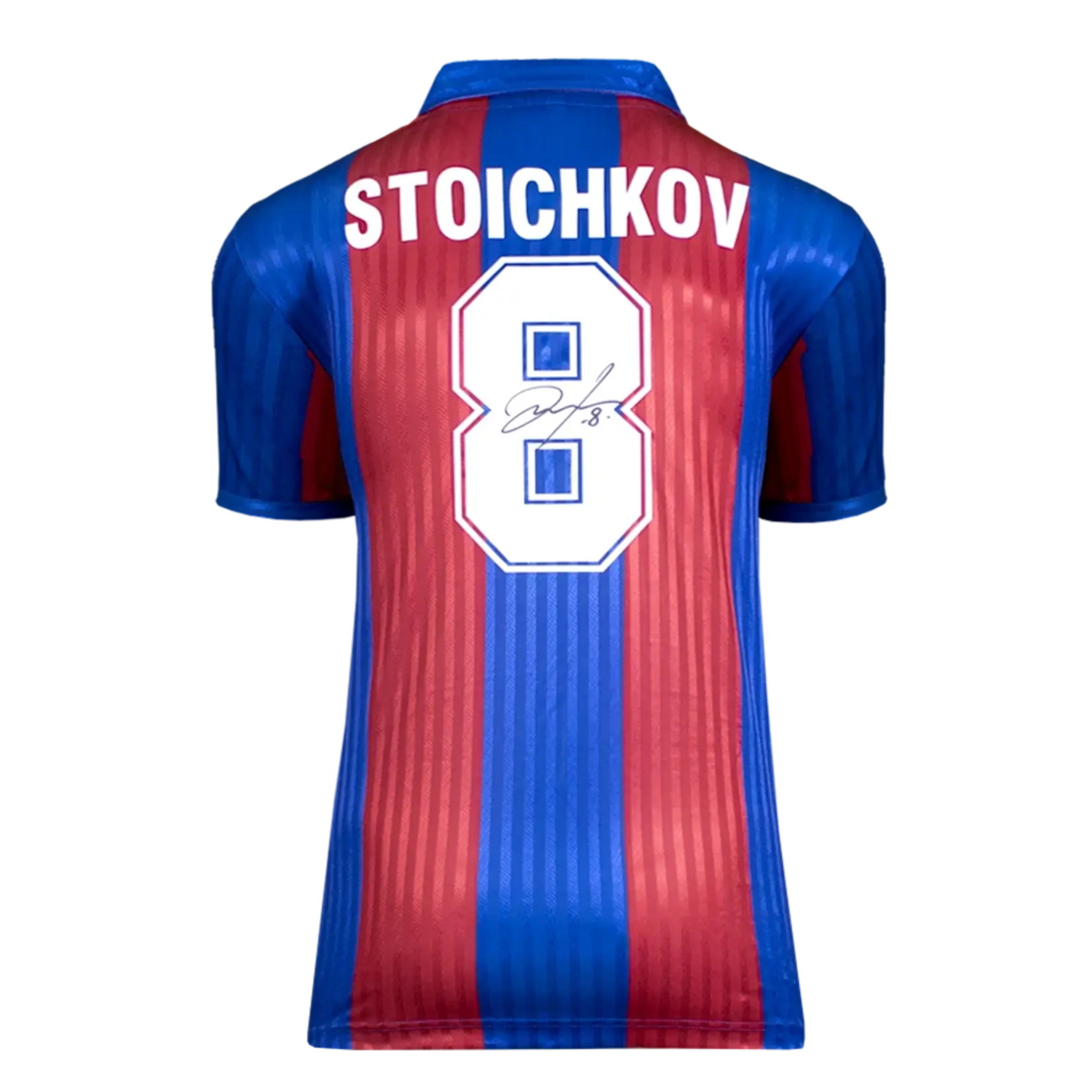 Hristo Stoichkov Authentic Signed FC Barcelona 1992  Home Jersey