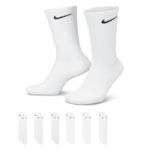 Nike Nike Everyday Cushioned Training Crew Socks (6 Pairs) White