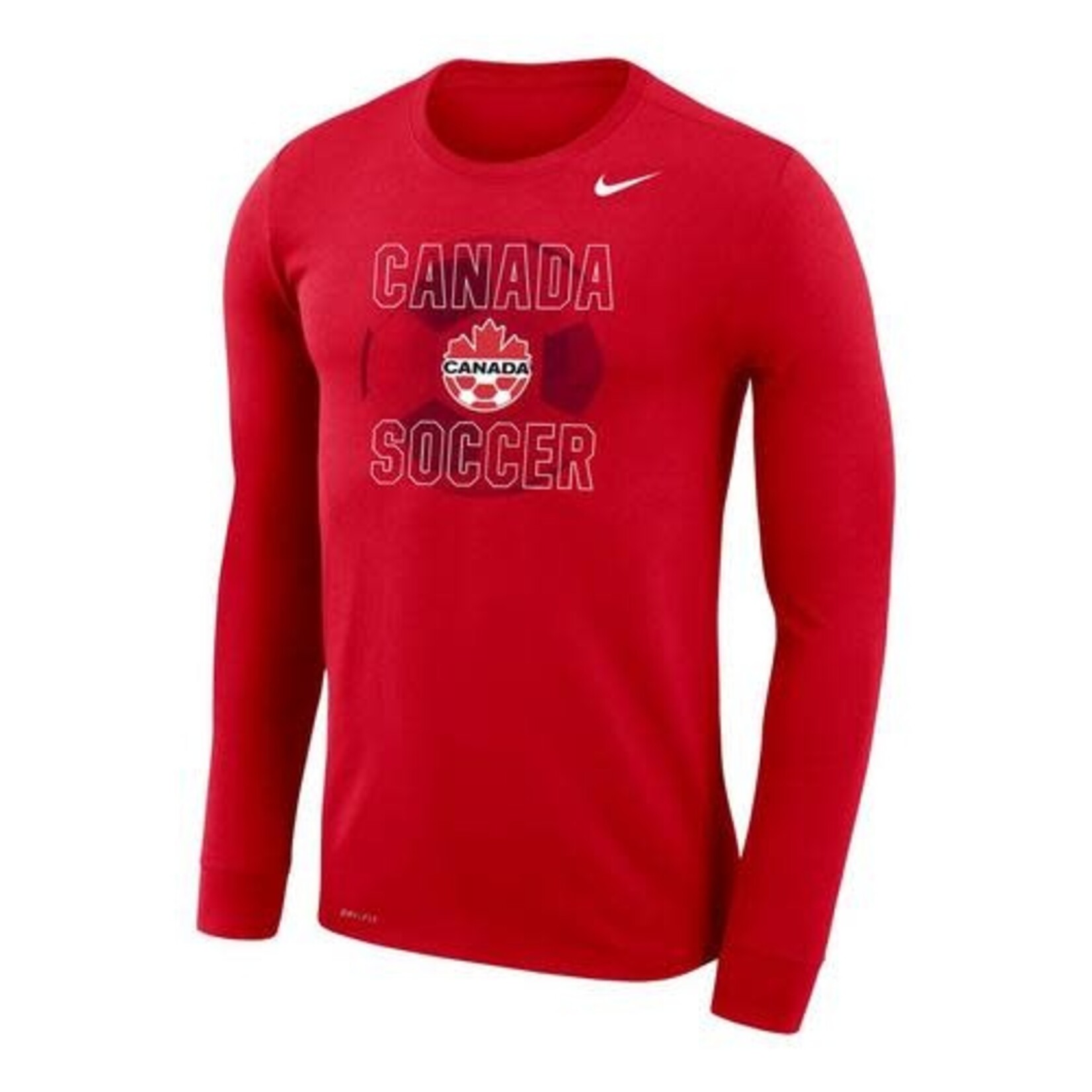 Nike Canada Soccer Legend LS Tee Red