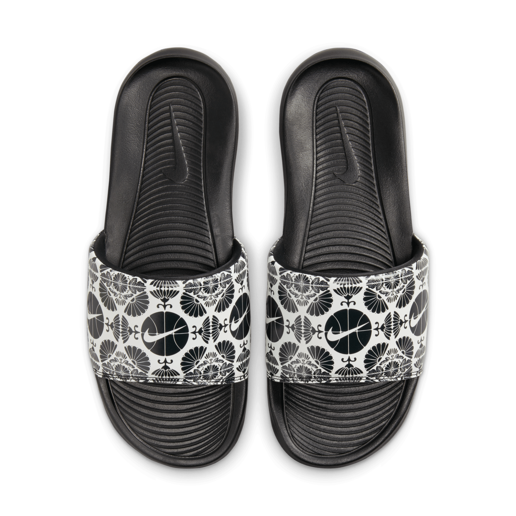 Nike Victori One Printed Slides Black/White