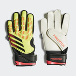 Adidas Predator Match Fingersave Goalkeeper Gloves Black/Lime J