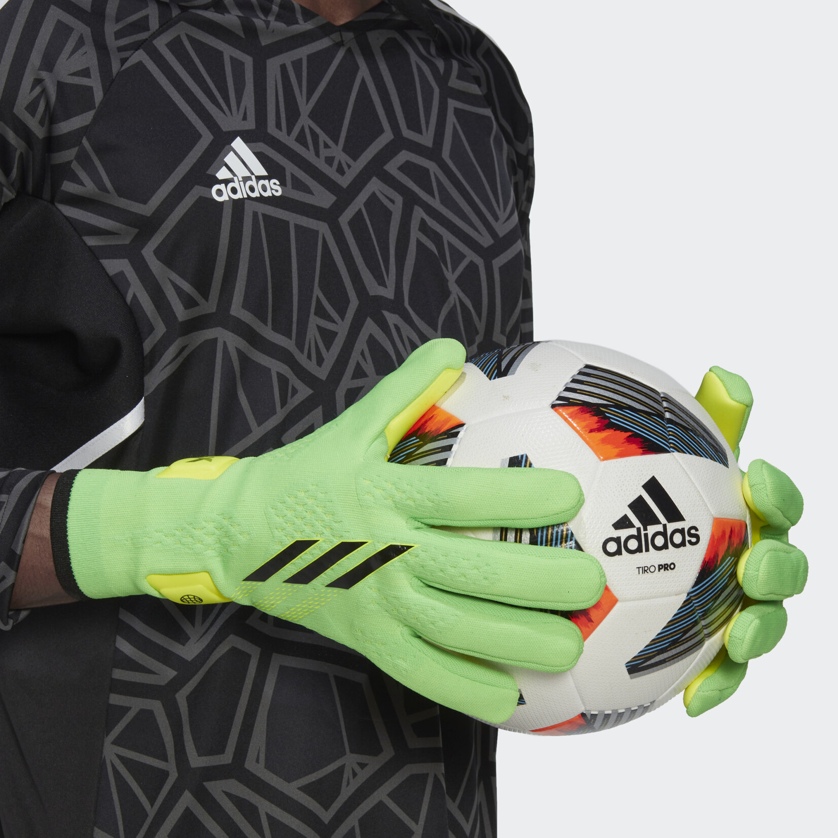 Adidas X Speedportal Pro Goalkeeper Gloves Green/Yellow Size 9.5