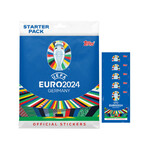 Topps 2024 TOPPS UEFA EURO STICKERS – MEGA STARTER PACK (ALBUM + 48 STICKERS)