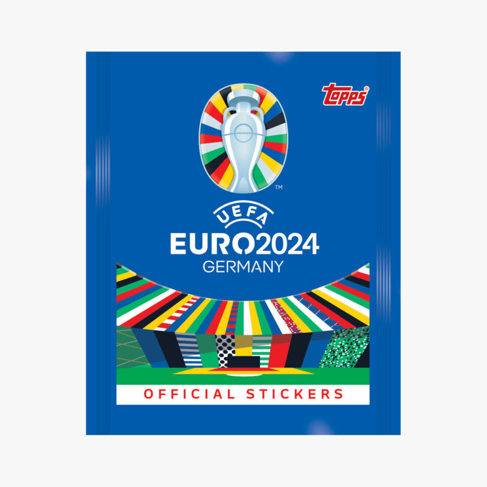Topps 2024 TOPPS UEFA EURO STICKERS – MEGA STARTER PACK (ALBUM + 48 STICKERS)