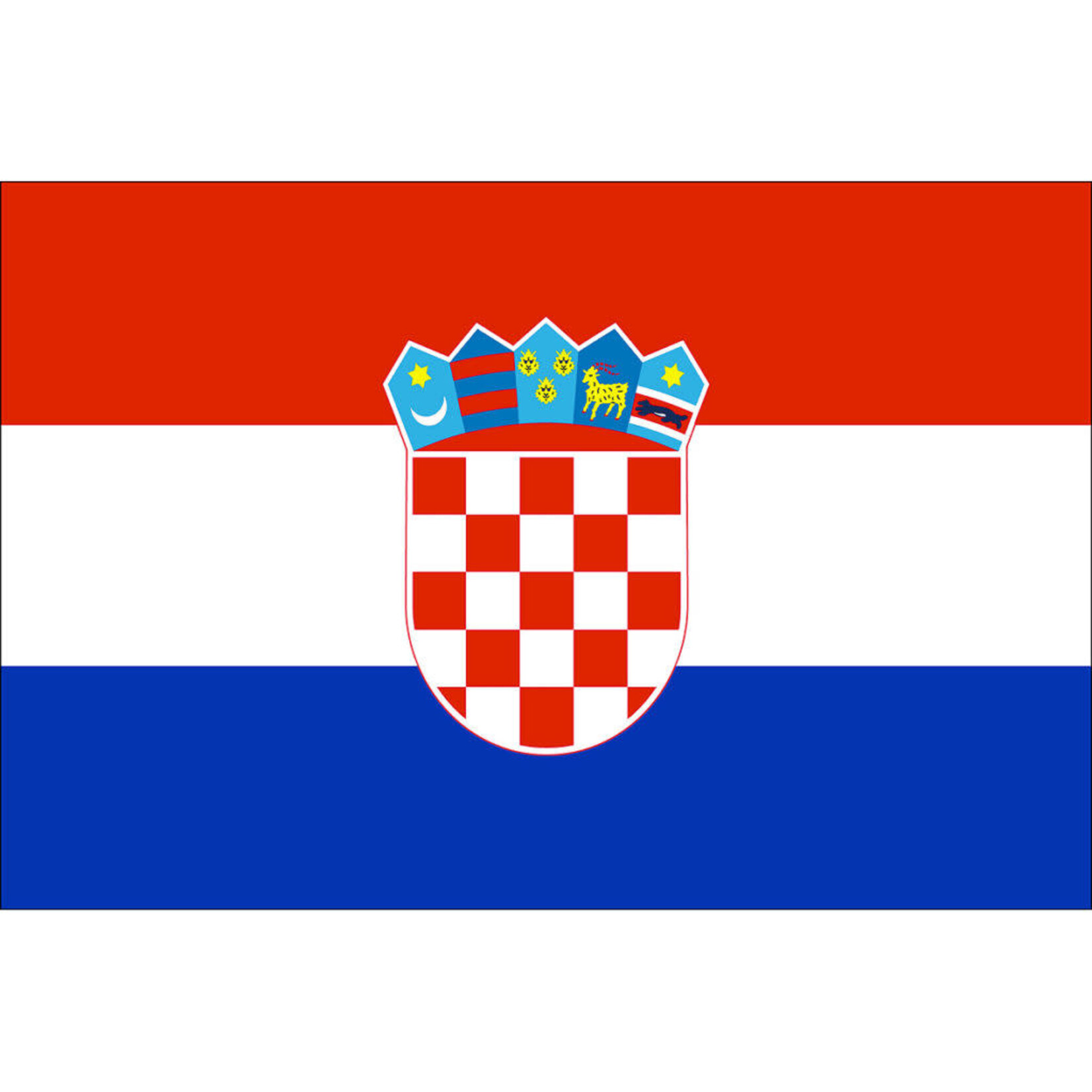 Flags of the World Croatia 3' x 5'