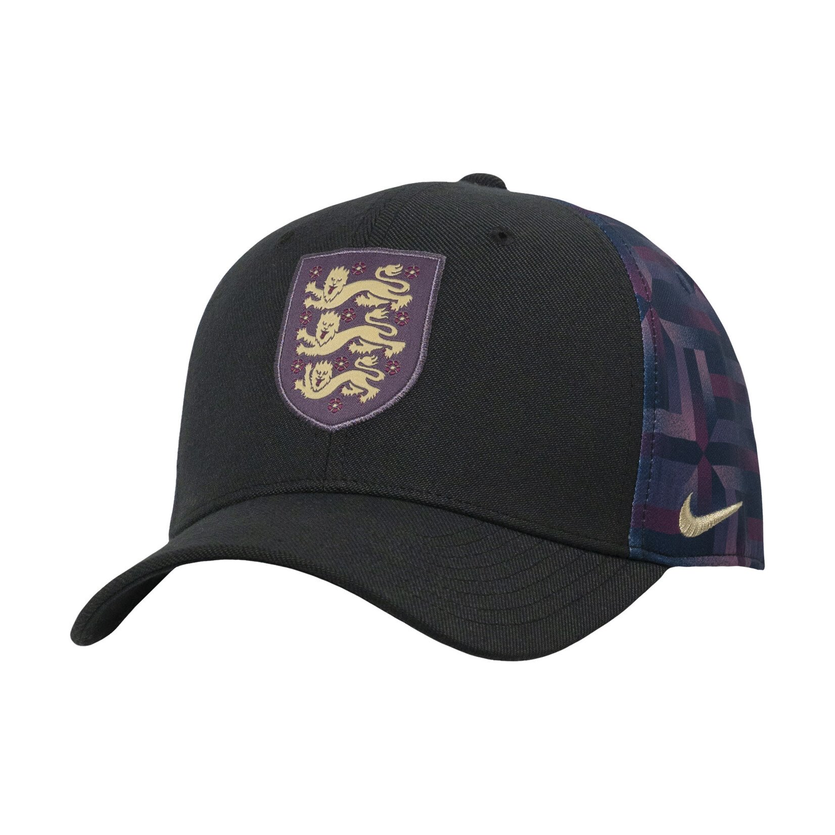 Nike Structured England Cap Black/Black/Purple M/L