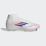 Adidas F50 League Mid-Cut Firm/Multi-Ground Boots White/Blue/Red W