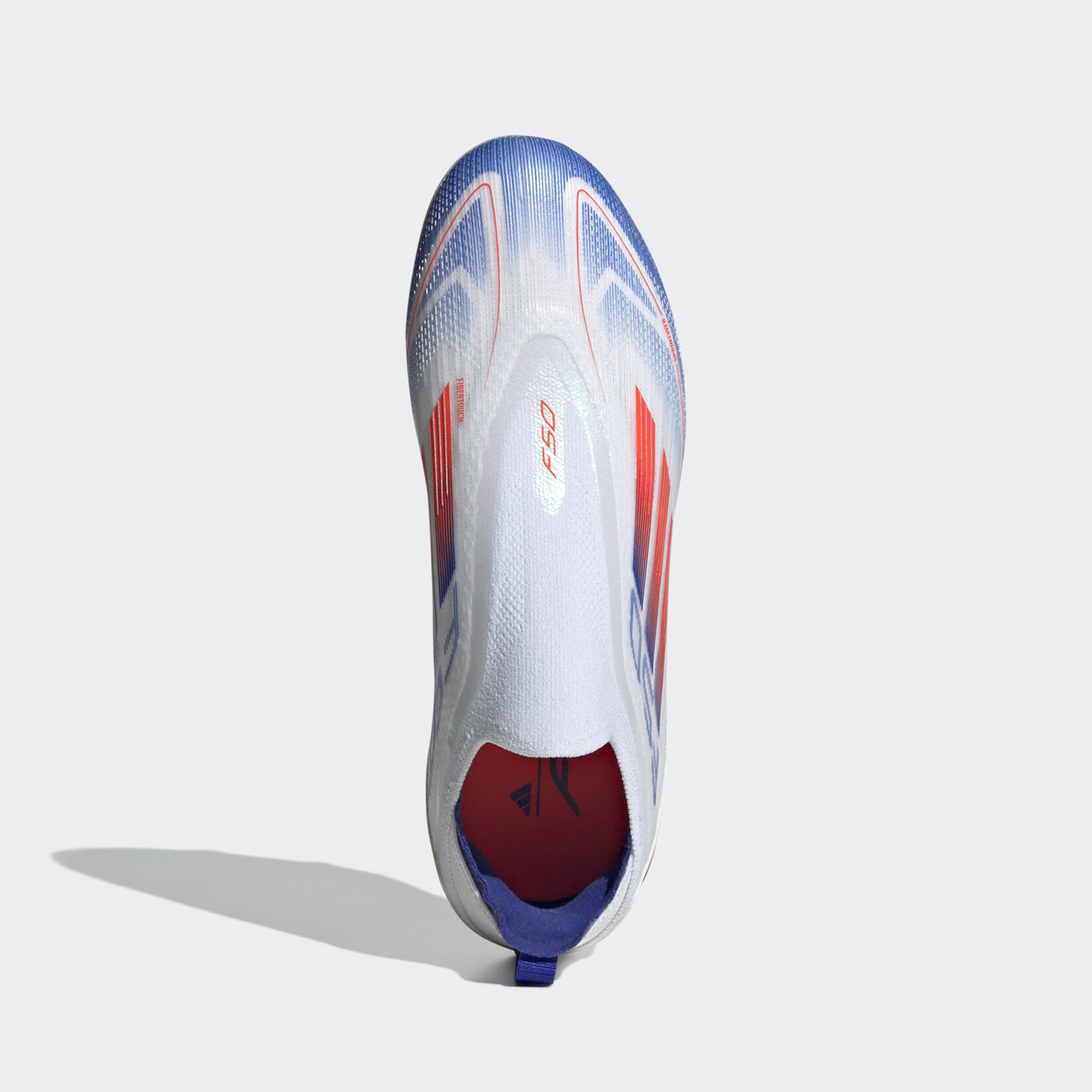 Adidas F50 Pro Laceless Firm Ground Boots White/Red/Blue J