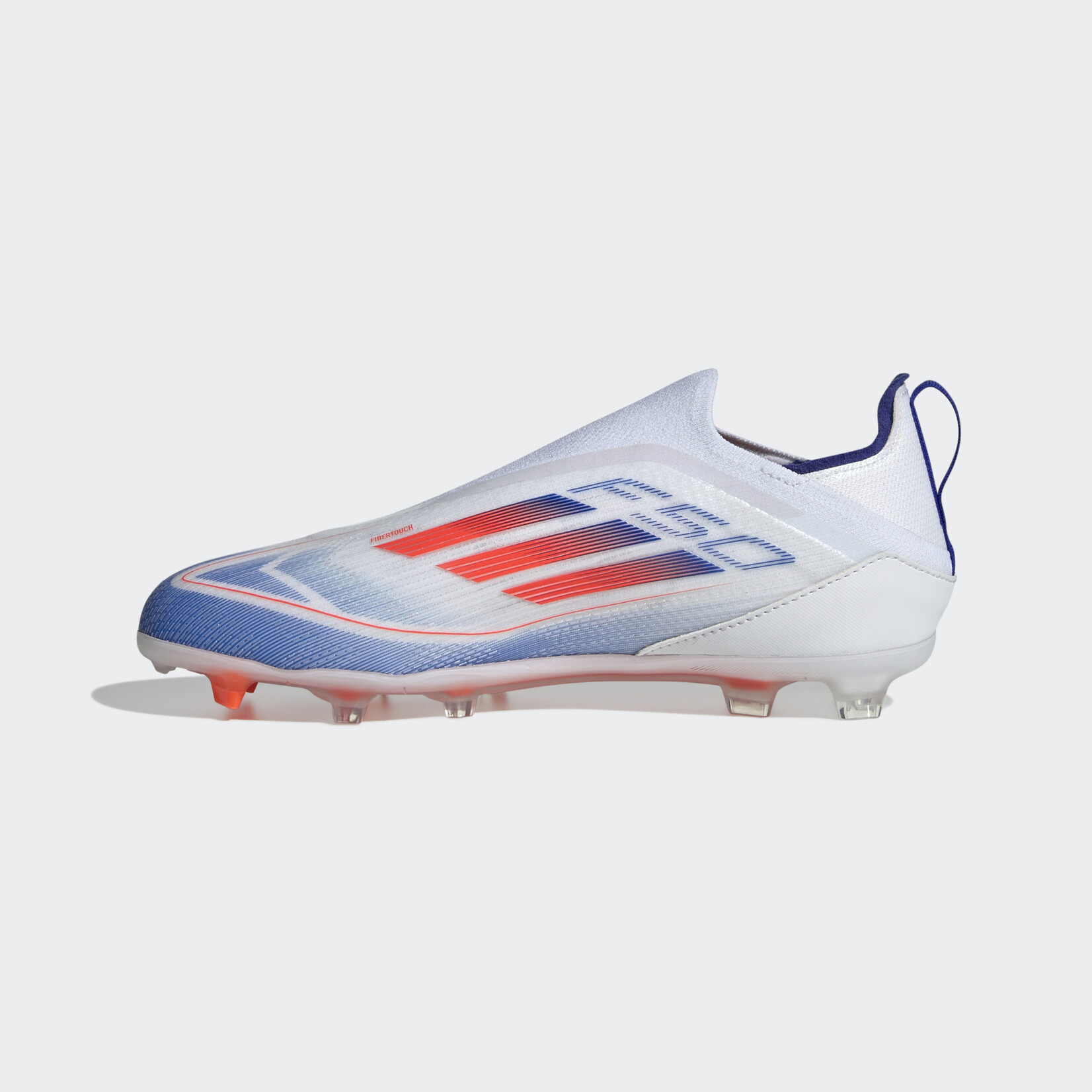 Adidas F50 Pro Laceless Firm Ground Boots White/Red/Blue J