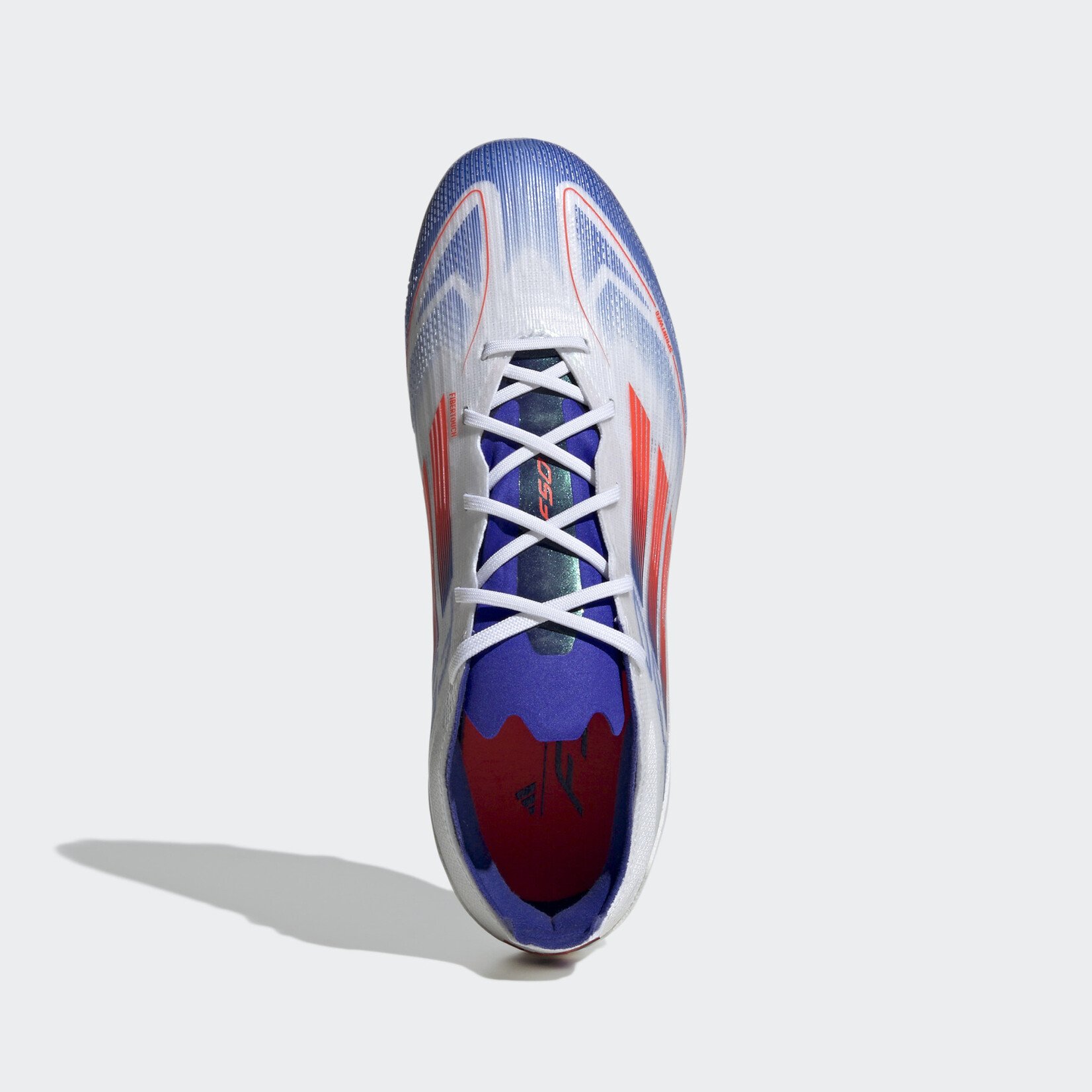 Adidas F50 Pro Firm Ground Boots White/Red/Blue J