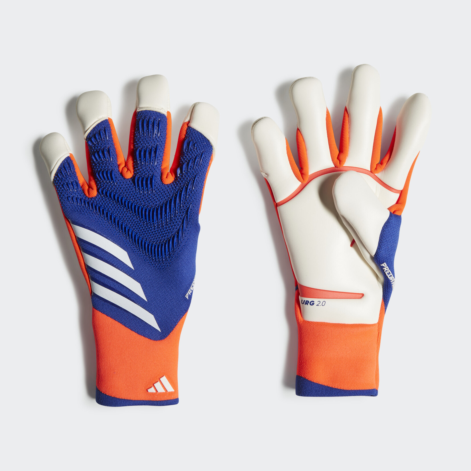 Adidas Predator Pro Hybrid Goalkeeper Gloves Blue/Red/White