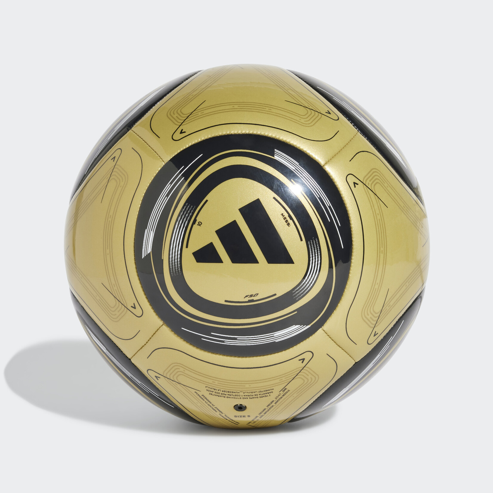 Adidas Messi Club Ball Gold/Black/White