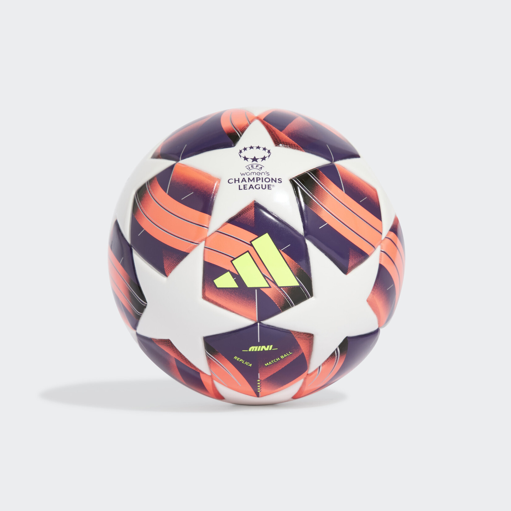 Adidas UWCL 24/25 Group Stage Mini Ball Size 1 White/Aurora Black/Platin met