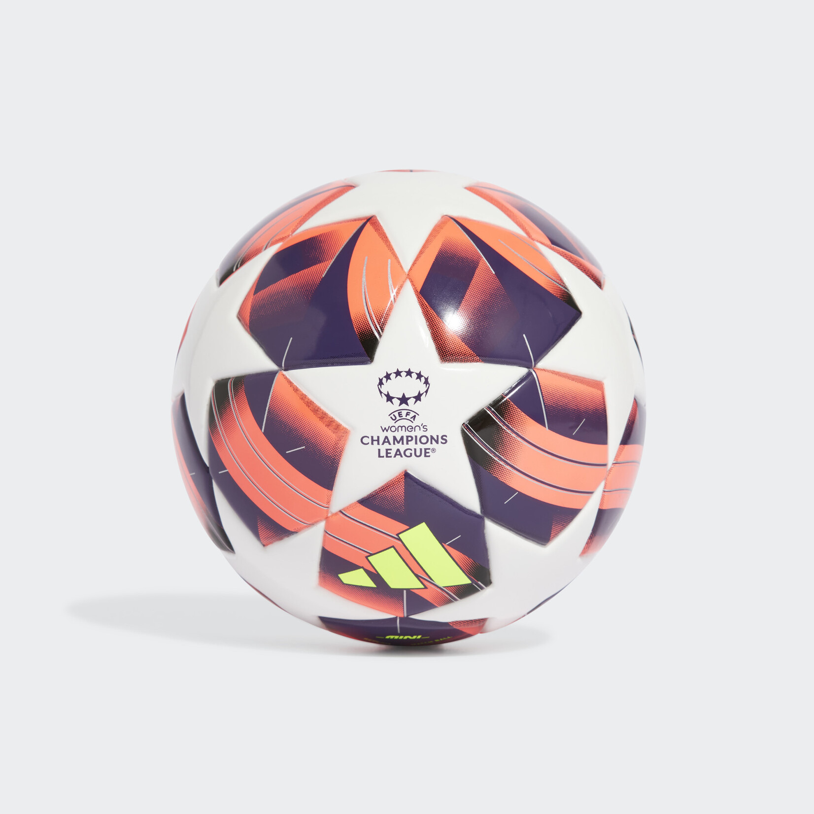 Adidas UWCL 24/25 Group Stage Mini Ball Size 1 White/Aurora Black/Platin met