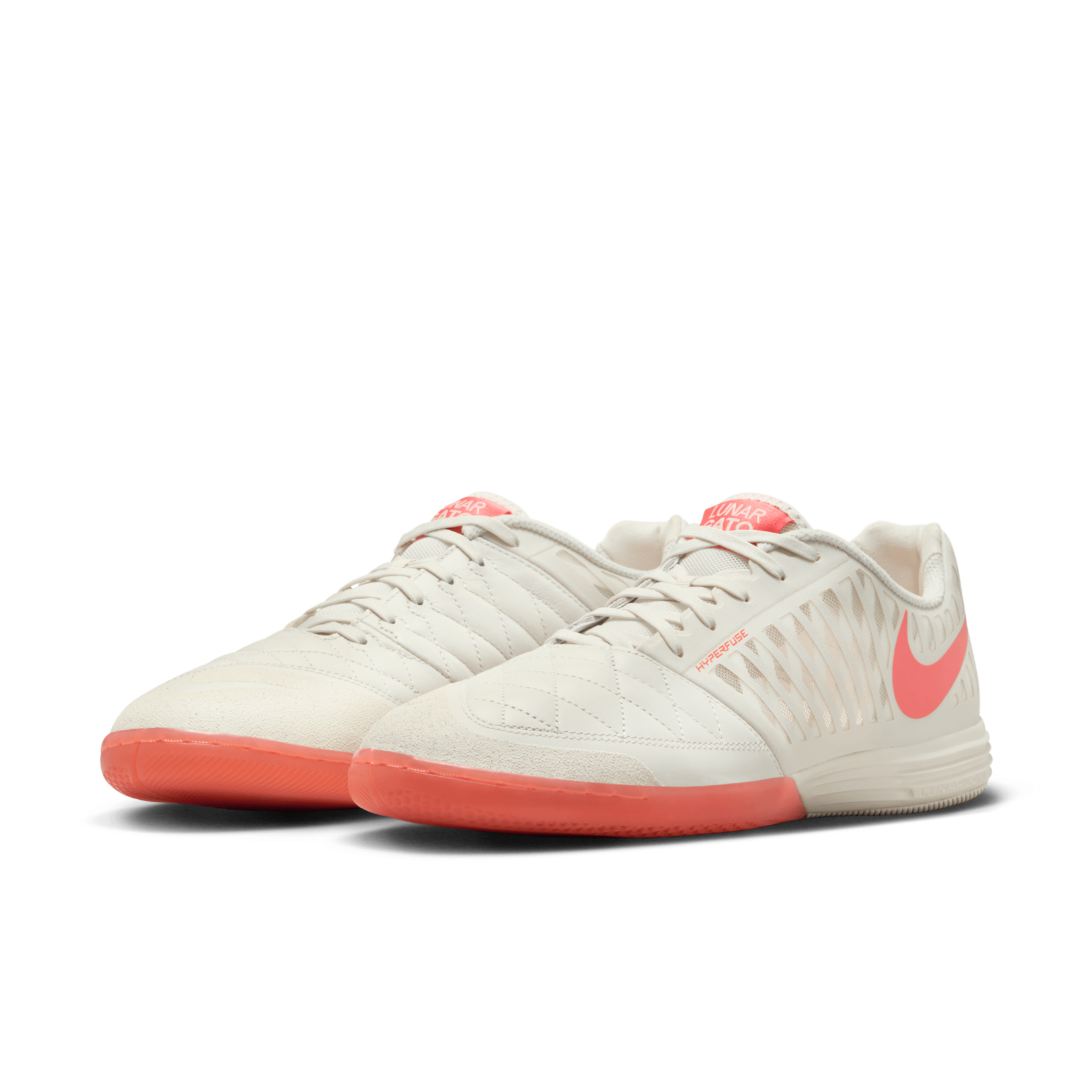 Nike Lunargato II Indoor/Court Shoes Cream/Orange