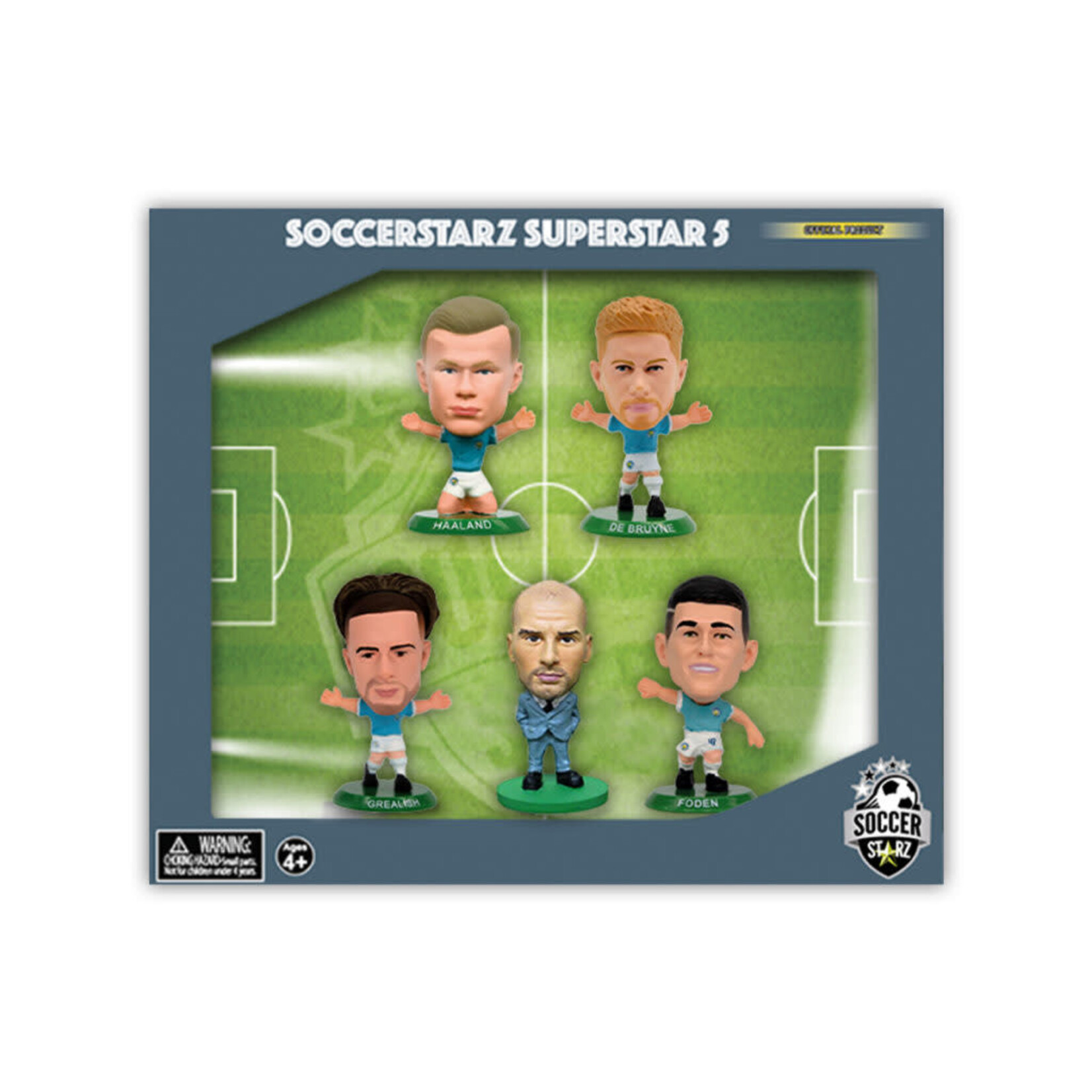 Soccer Starz MANCHESTER CITY  5 PLAYER SOCCERSTARZ TEAM SET