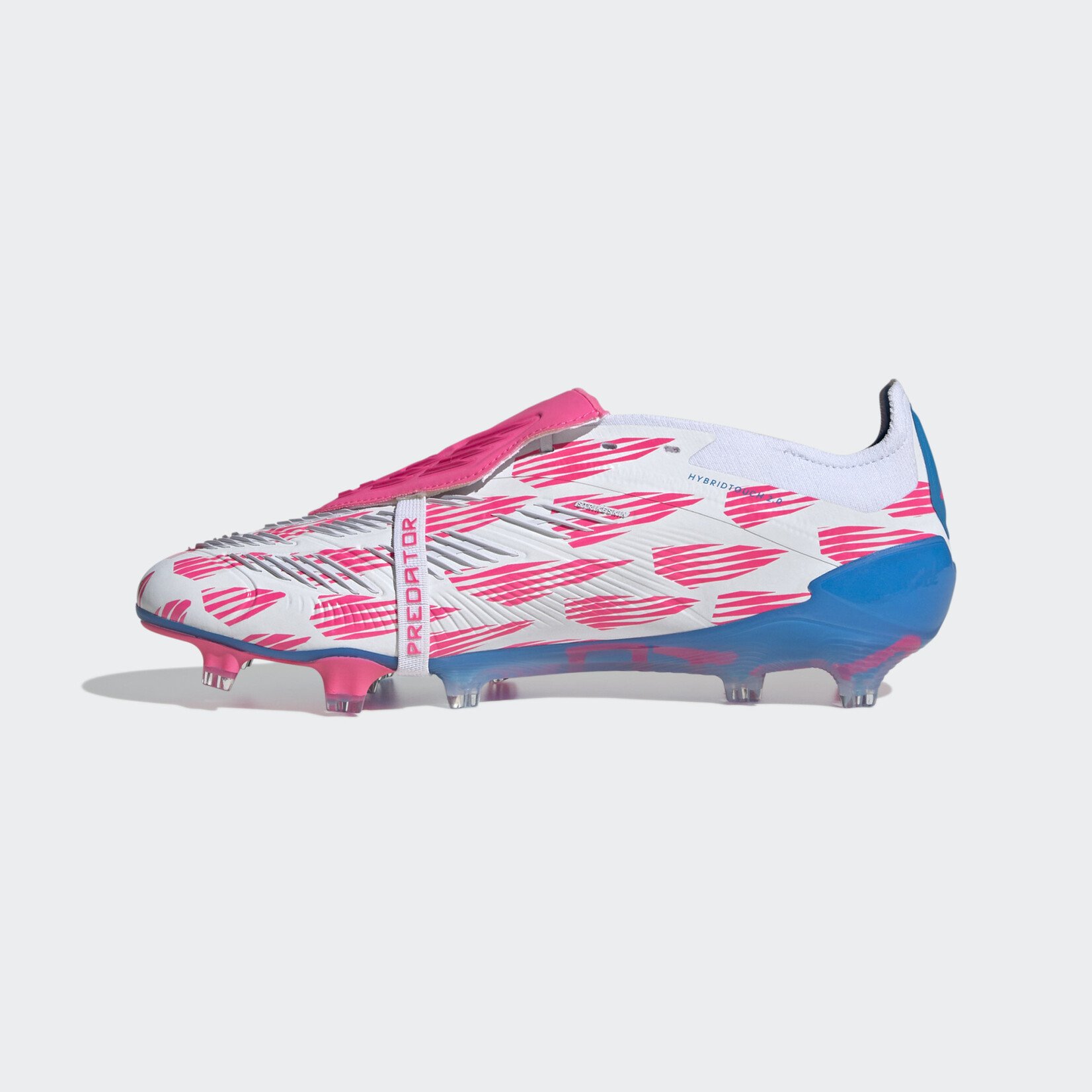 Adidas Predator Elite Fold-Over Tongue FG White/Blue/Pink